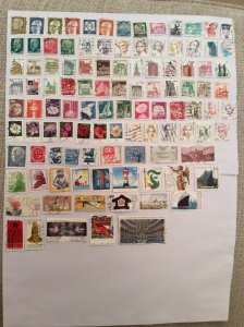 German 100+ stamps - Lot W