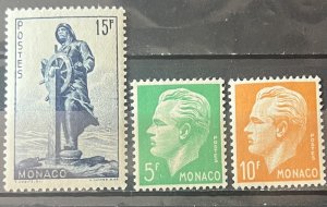 Monaco #258-260 MLH- SCV=$19.00