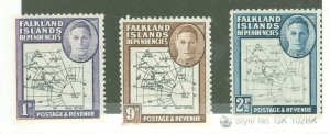 Falkland Islands/Dependencies (1L) #1L2/1L7/1L13 Unused