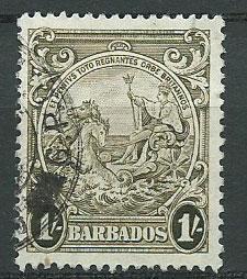 Barbados SG 255 VFU   perf 13 ½ x 13