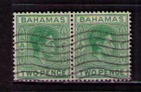 BAHAMAS Sc# 155 USED FVF Pair King George VI