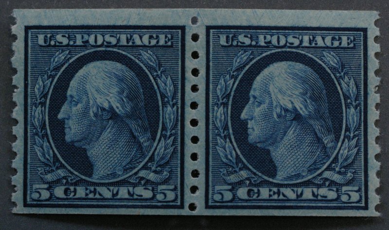 United States #496 5 Cent Washington Coil Pair MNH