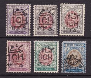 Iran small lot of overprints from 1927