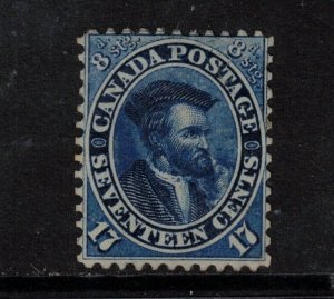 Canada #19 Mint Fine+ Original Gum Hinged - Deep Color
