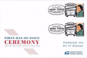 USPS First Day Ceremony Program #4742 Rosa Parks Civil Rights Bus Boycott 2013