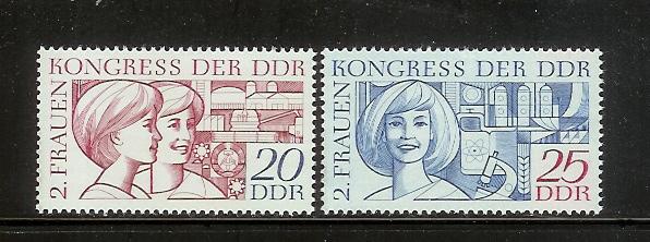 Germany DDR 1111-1112 Set MNH Women (C)