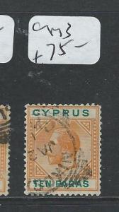 CYPRUS (P0108B) KGV 10 PA SG74AB COPY 3  VFU