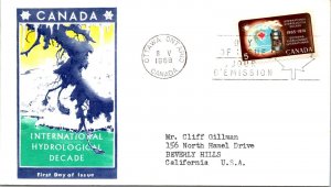 Canada 1968 FDC - Int'l Hydrological Decade - Ottawa, Ont - J3946