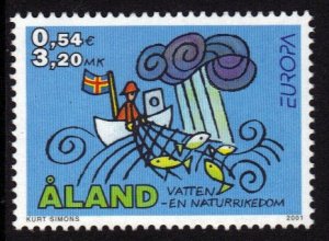 Aland 2001 - Europa ,MNH single # 187