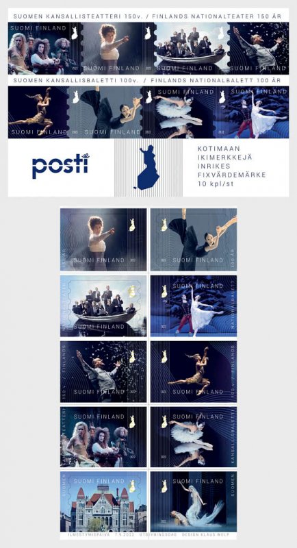 Finland - Postfris/MNH - Booklet 100 years Ballet 2022