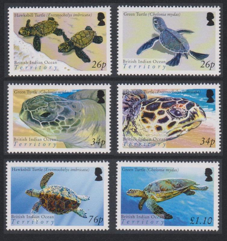 BIOT Turtles 6v SG#312-317 SC#290-295