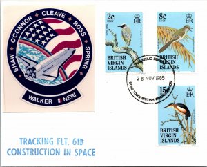 Nov 28 1985 - Tracking Flt 61B Const in Space - Brit Virgin Islands - F28883