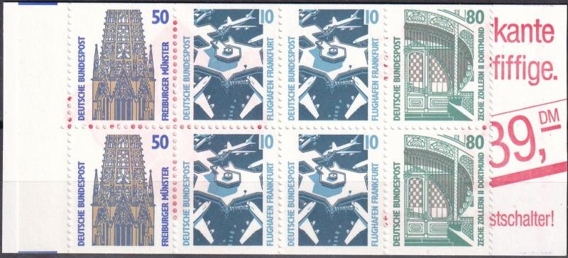 Germany #1528a MNH Booklet Pane CV $3.75 (A19950)