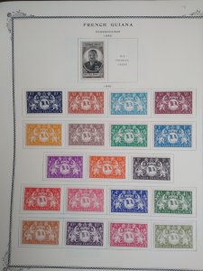 collection on pages French Guiana NF: CV $148