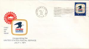 #1396 NE, Nebraska City 7-1-71 USPS FDC