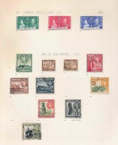 British Post Offices Levant Malta Gibraltar Morocco Agencies QV/GVI M&U(65)GX539