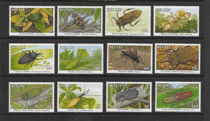 INSECTS - BELIZE #1035-46  MNH