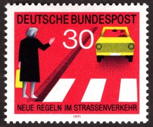 1971, Germany, 30pf, MNH, Sc 1062