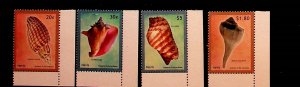 NEVIS Sc 1684-7 NH ISSUE OF 2011 - SEA SHELLS