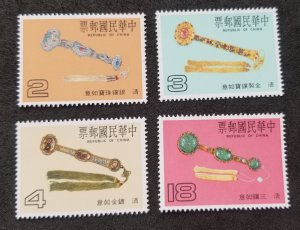 *FREE SHIP Taiwan Ancient Chinese Ju-I 1987 Craft Art Antique Jade (stamp) MNH