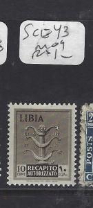 LIBYA  (P0809B)   OFFICIAL   SC 0 43   MOG 