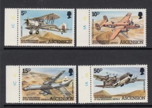 Ascension 309-12 Planes mnh