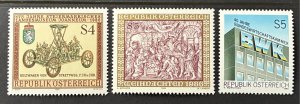 Austria 1986 #1373-5, Various Issues, MNH.