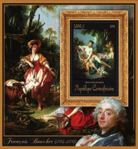 Paintings of Francois Boucher Stamp Venus Consoler Amour S/S MNH #3376 / Bl.850