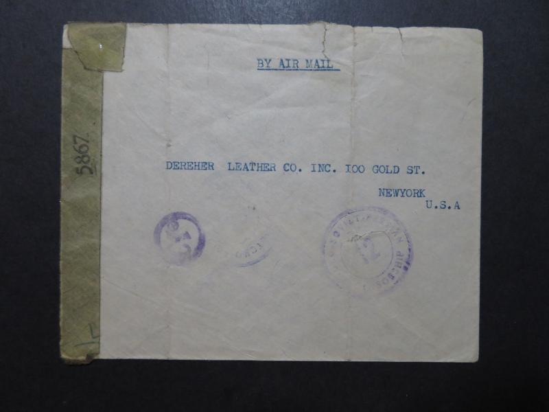 Persia 1945 Censor Cover to Baghdad / Creasing / US SHIPPING ONLY - Z10138