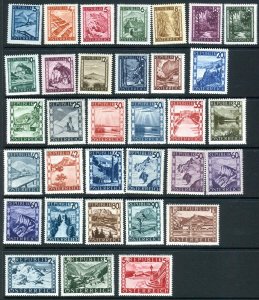 AUSTRIA-1945 Views UNMOUNTED MINT set Sg 923-955a V36774