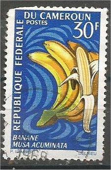 CAMEROUN, 1967, used 30fr, Bananas, Scott 468