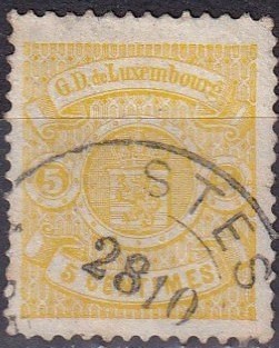 Luxembourg #42  F-VF  Used  CV $95.00  Z1138