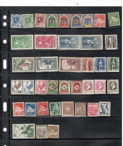 ALGERIA COLLECTION ON STOCK SHEET MINT/USED