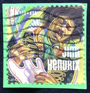 US #4880 Used Single On Paper Jimi Hendrix SCV $.25