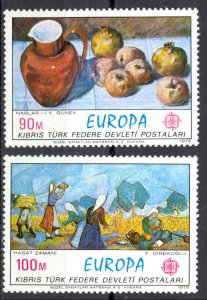 Turkey Northern Cyprus Sc# 26-27 MNH 1975 Europa