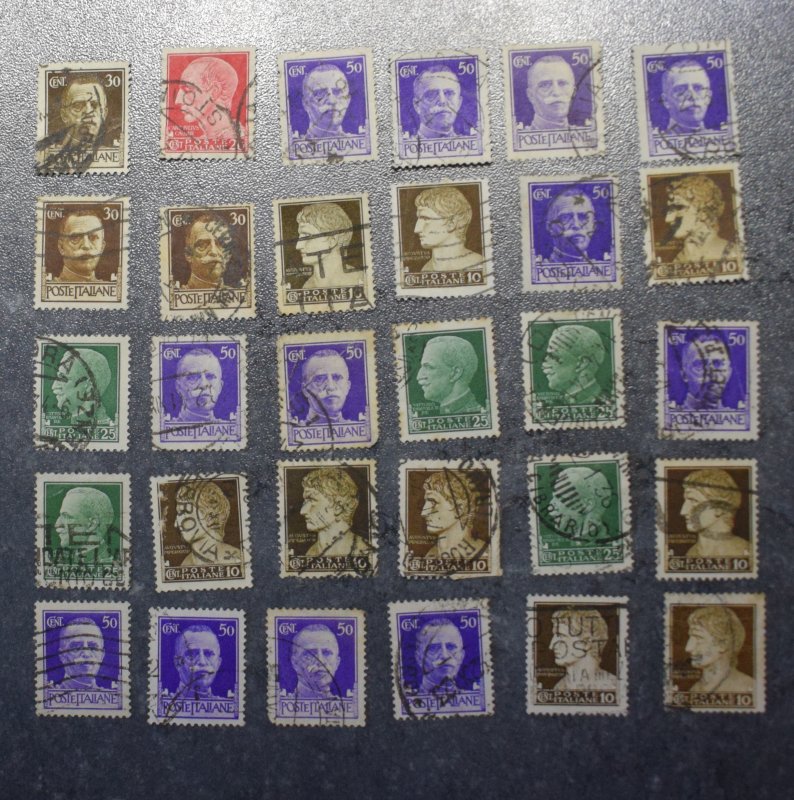 ITALY  ITALIANE Stamps stock card 1   1929  ~~L@@K~~