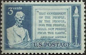 # 978 MINT NEVER HINGED GETTYSBURG ADDRESS