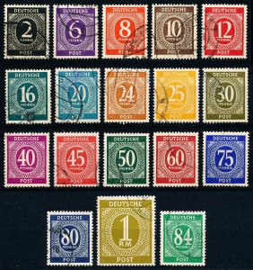 Germany #531-556 Short Set of 18 Used