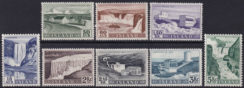 Iceland 1956 Sc 289-96 set MNH**