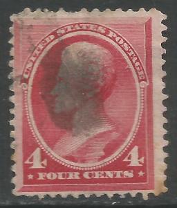 UNITED STATES 215 VFU  JACKSON 1888 R928-1