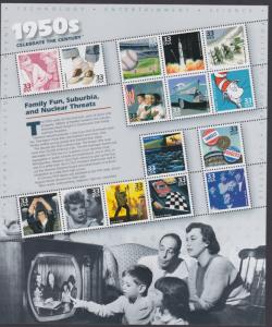 US 3187 Celebrate the Century 1950's MNH