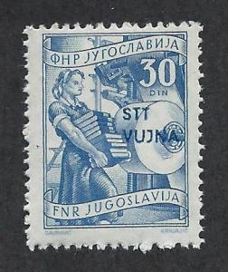 YUGOSLAVIA- TRIESTE  SC# 74 FVF/MNH 1953