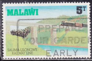 Malawi 346  Salima Lilongwe Railway, Train 1979