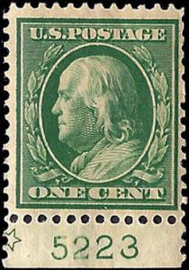 331 Mint,OG,NH... Plate# Single... SCV $16.00