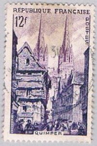 France 722 Used Street Corner 1954 (BP55119)