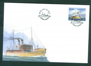 Aland. 2013 FDC. Local Post. Ferry, Ships. M/S. Birka Princess. Sc.#340