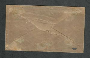 Charlottesville VA Cover Aug 7 1863 CSA Sc#7 Pair Overpaid Drop Letter