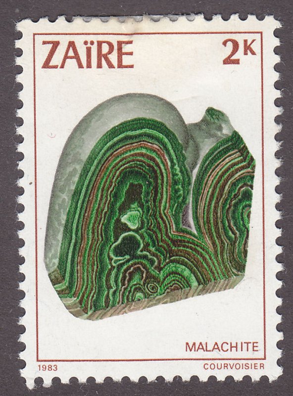 Zaire 1102 Malachite Rocks & Minerals 1983