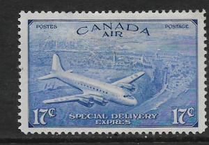 CANADA, CE4, MINT HINGED, SPECIAL DELIVERY FLIGHT