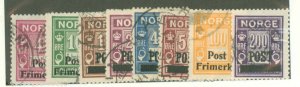 Norway #137-144 Used Single (Complete Set)